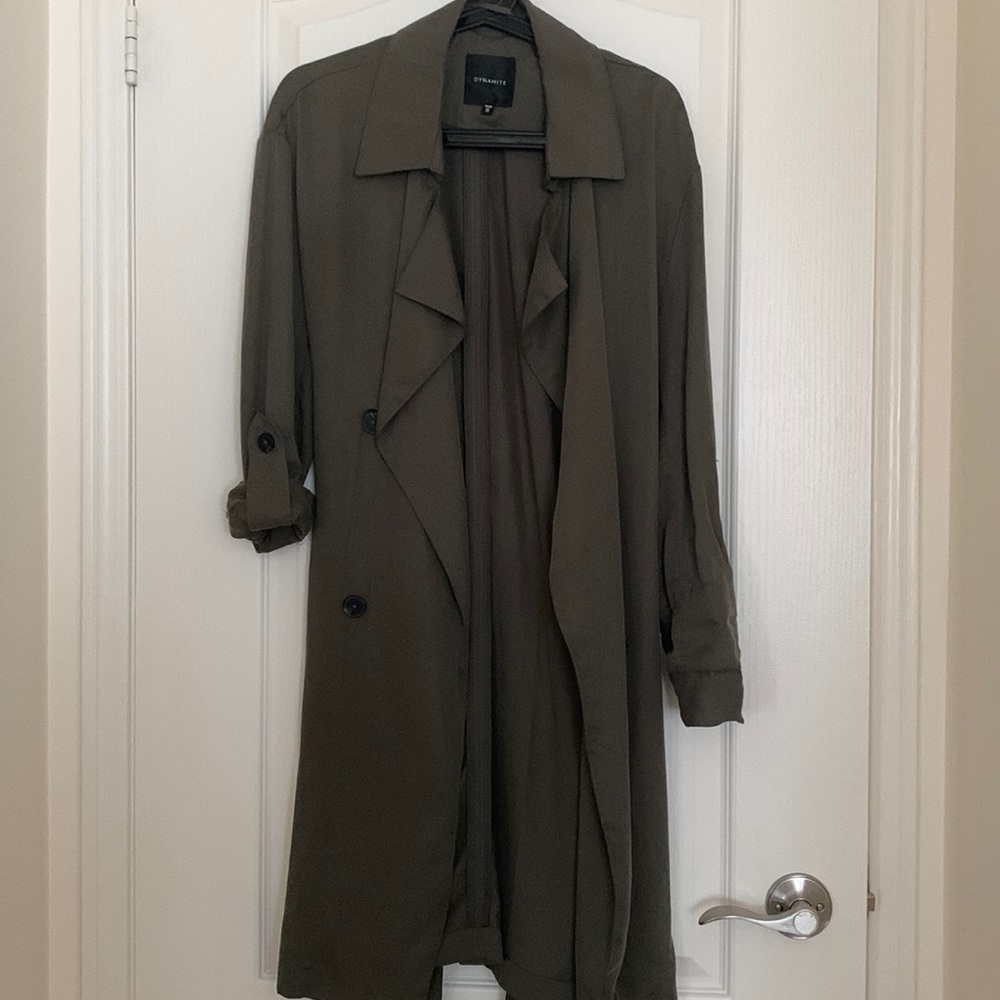 Dynamite Maxi Trench Jacket - Size XS - Picture 2 of 10
